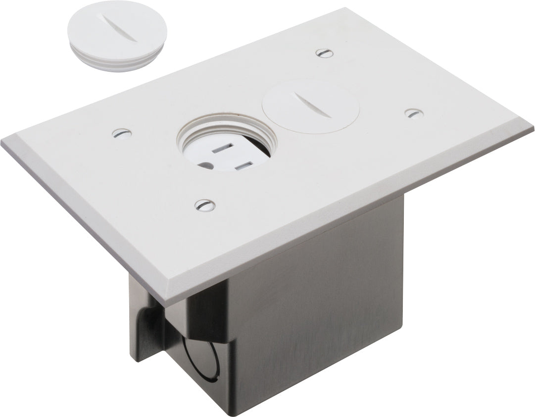 Arlington Industries FLBR101W Floor Box