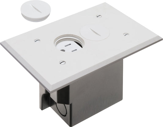 Arlington Industries FLBR101W Floor Box
