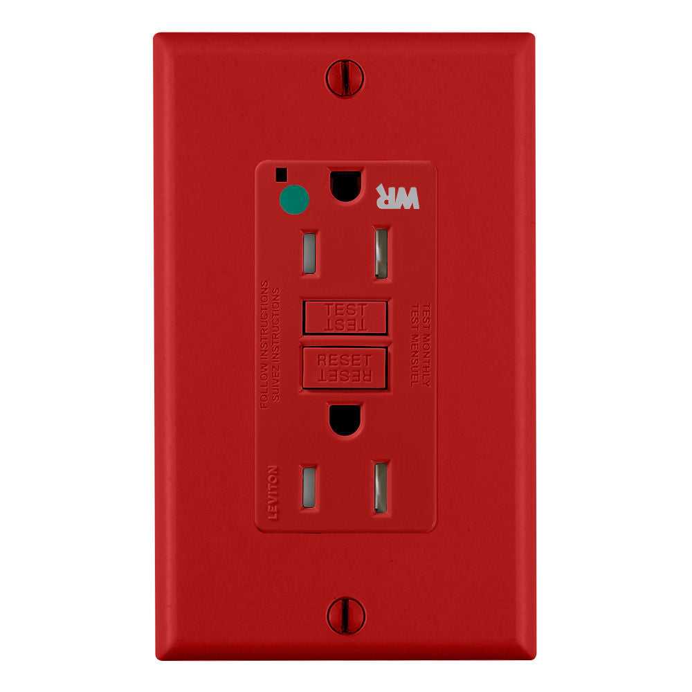 Leviton GFWT1-HGR GFCI Receptacle