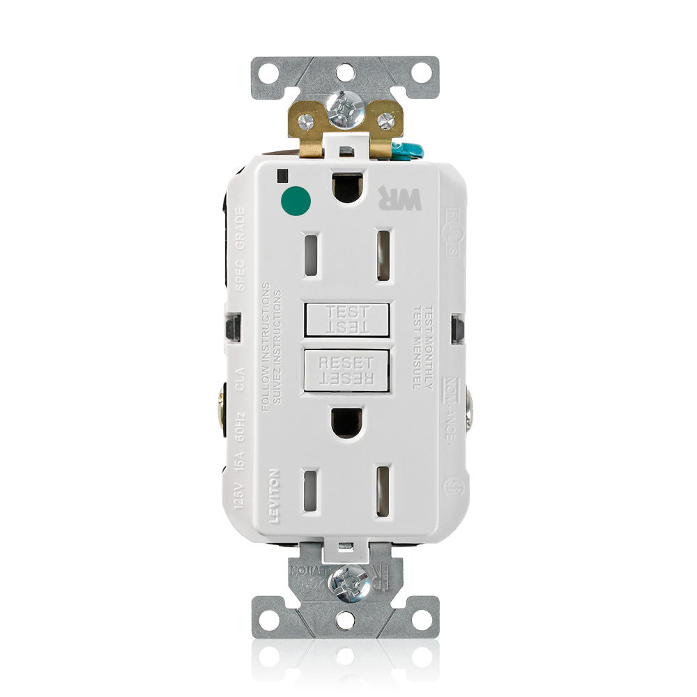 Leviton GFWT1-HGW GFCI Receptacle