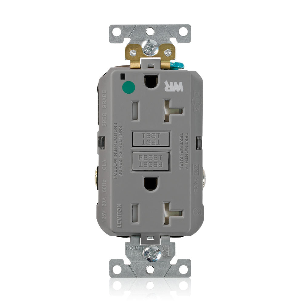 Leviton GFWT2-HGG GFCI Receptacle