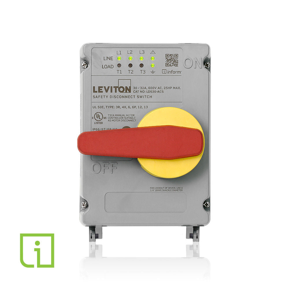 Leviton LDS30-ACS Pin & Sleeve Device
