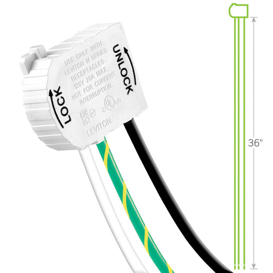 Leviton MSTWL-XN3 Lev-Lok Modular Device