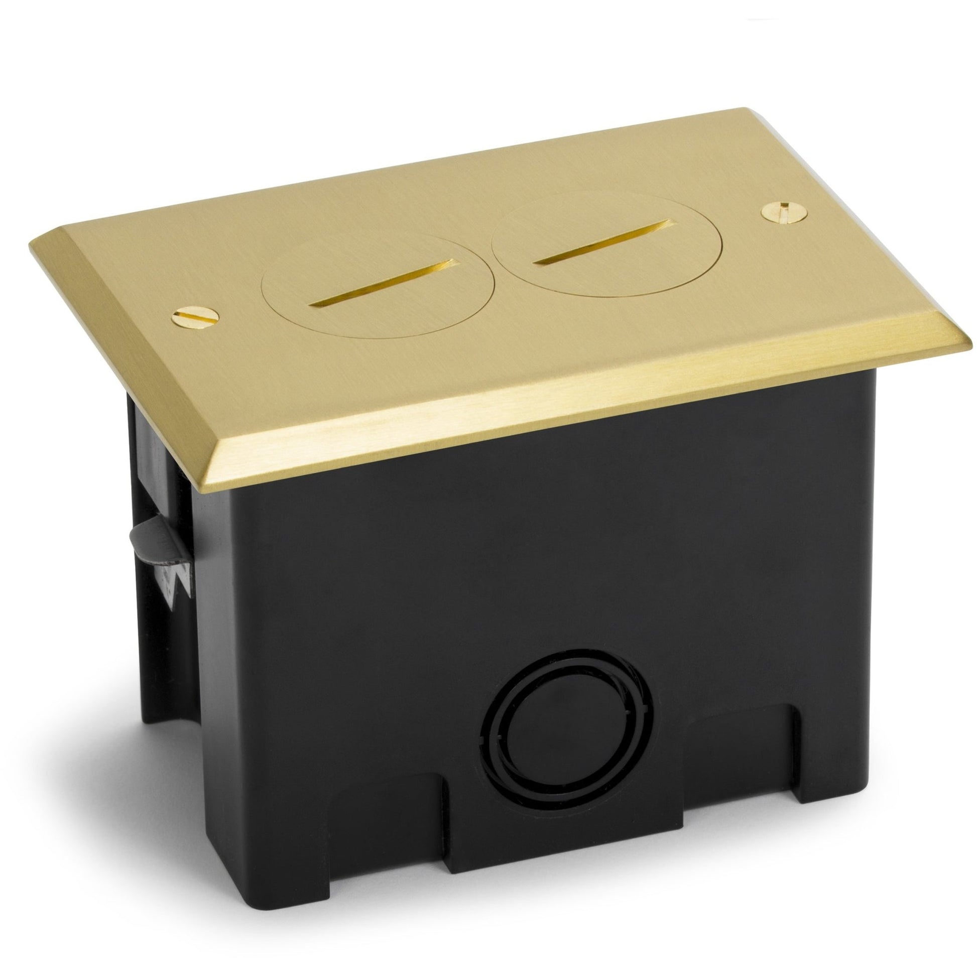Lew Electric PB1-SPB Brass floor box