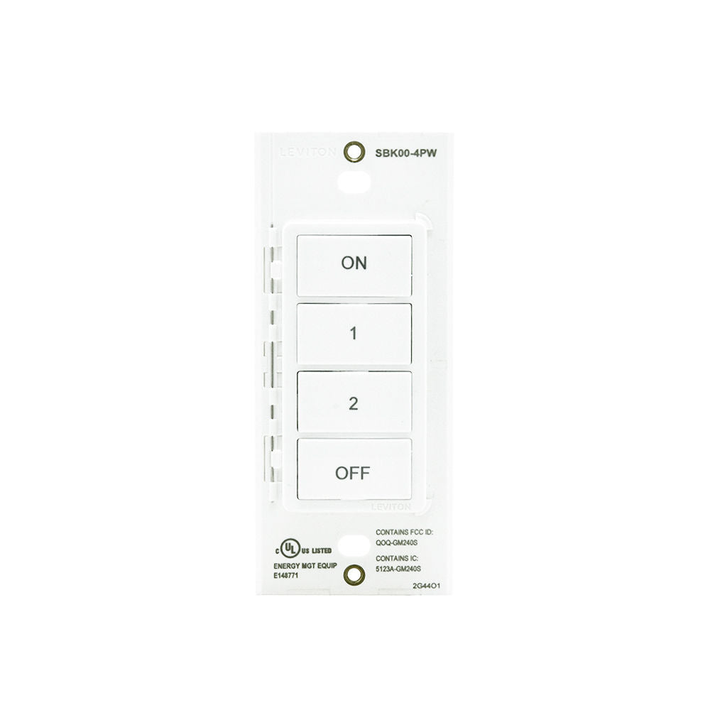 Leviton SBK00-4PW Wiring Device