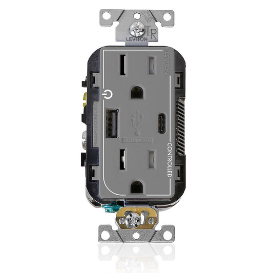 Leviton T5633-2GY Receptacle