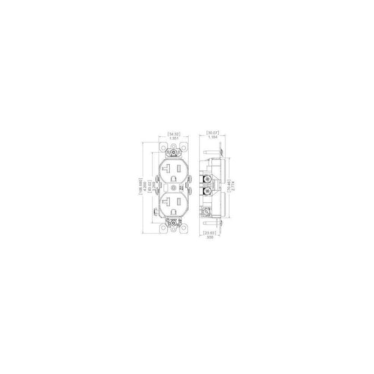 Leviton T5820 Receptacle
