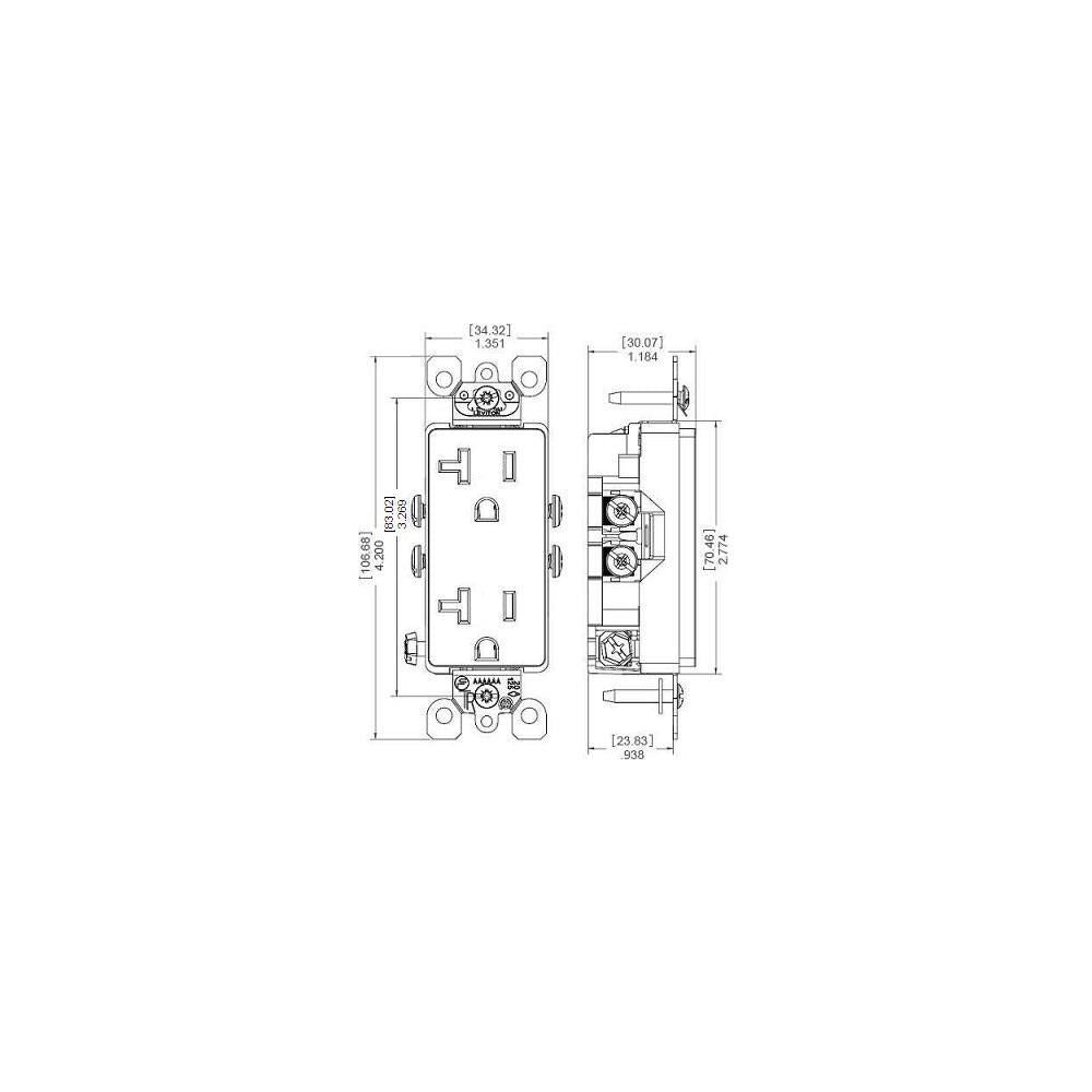 Leviton T5825 Receptacle