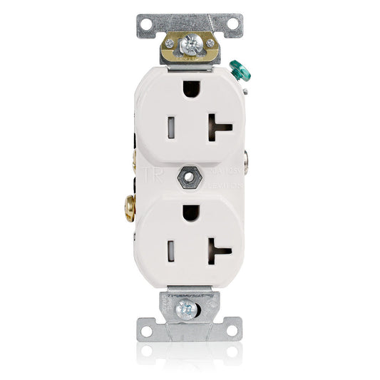 Leviton TBR20-W Receptacle