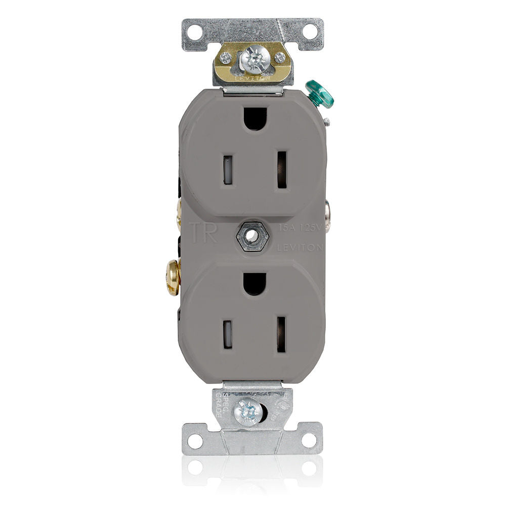 Leviton TCR15-GY Receptacle