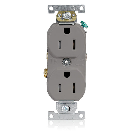 Leviton TCR15-GY Receptacle