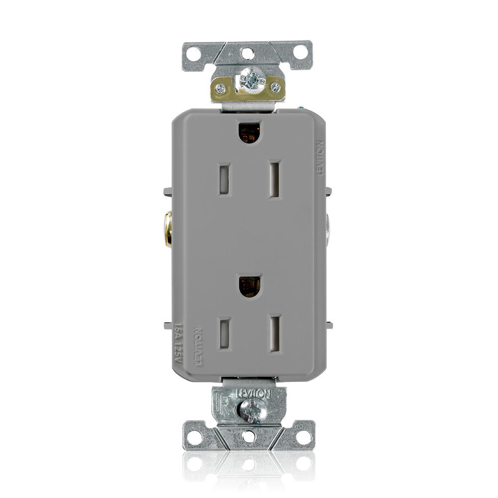 Leviton TDR15-GY Receptacle