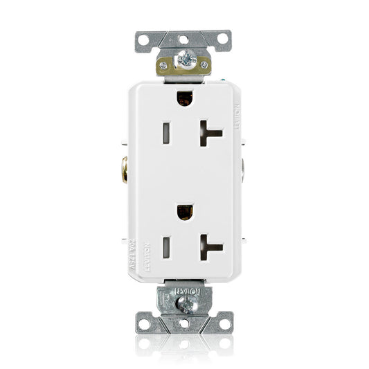 Leviton TDR20-W Receptacle