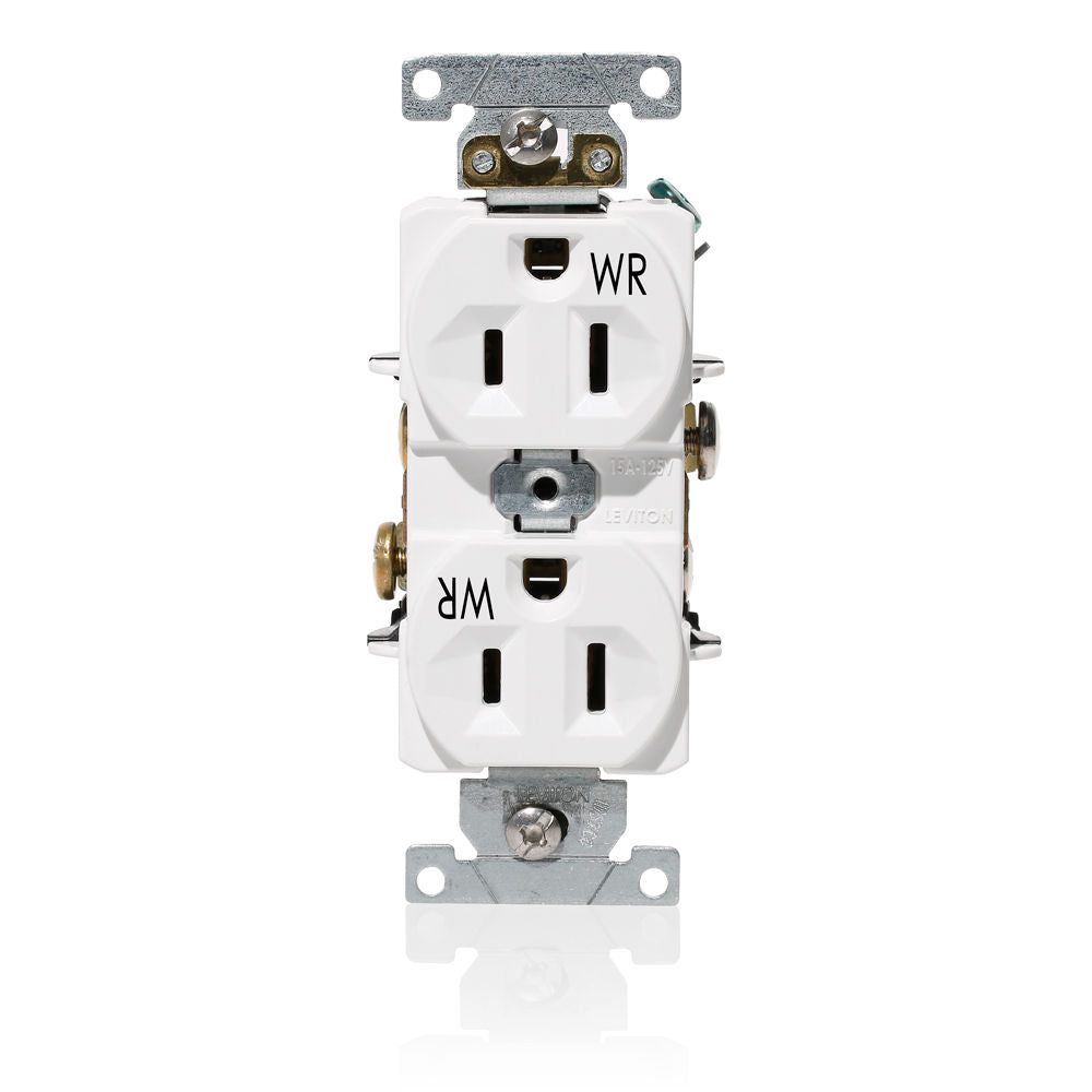 Leviton WBR15-W Receptacle
