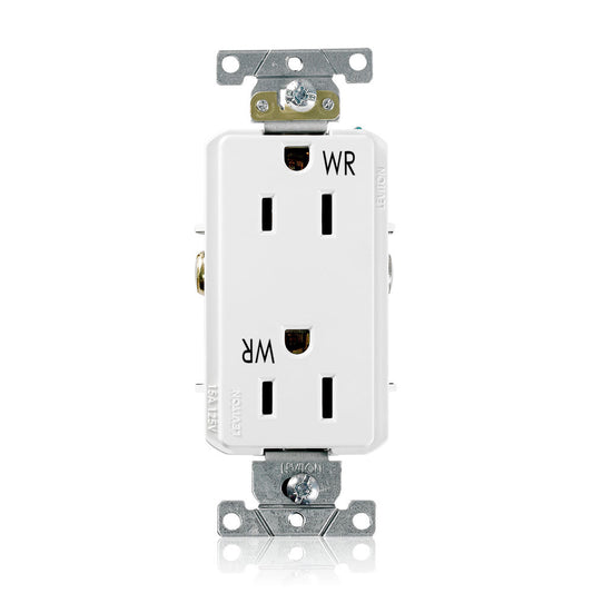 Leviton WDR15-W Receptacle
