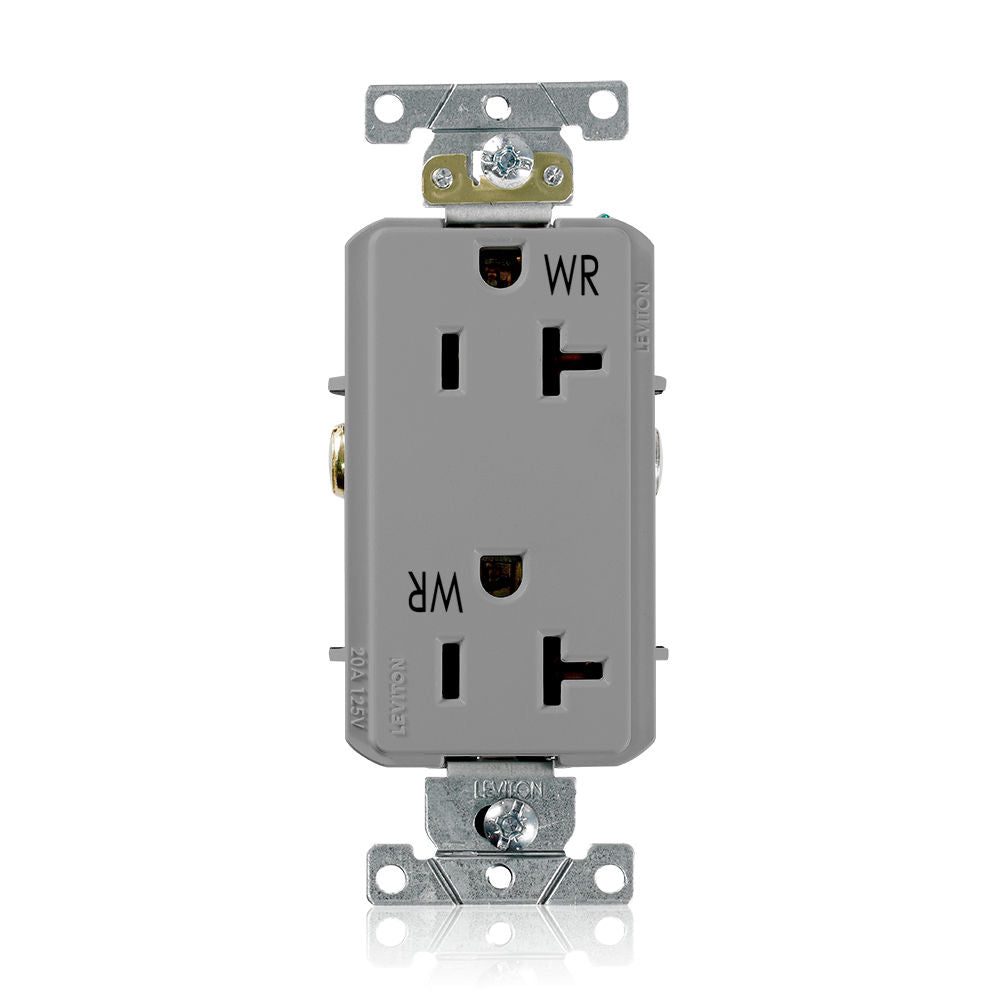 Leviton WDR20-GY Receptacle