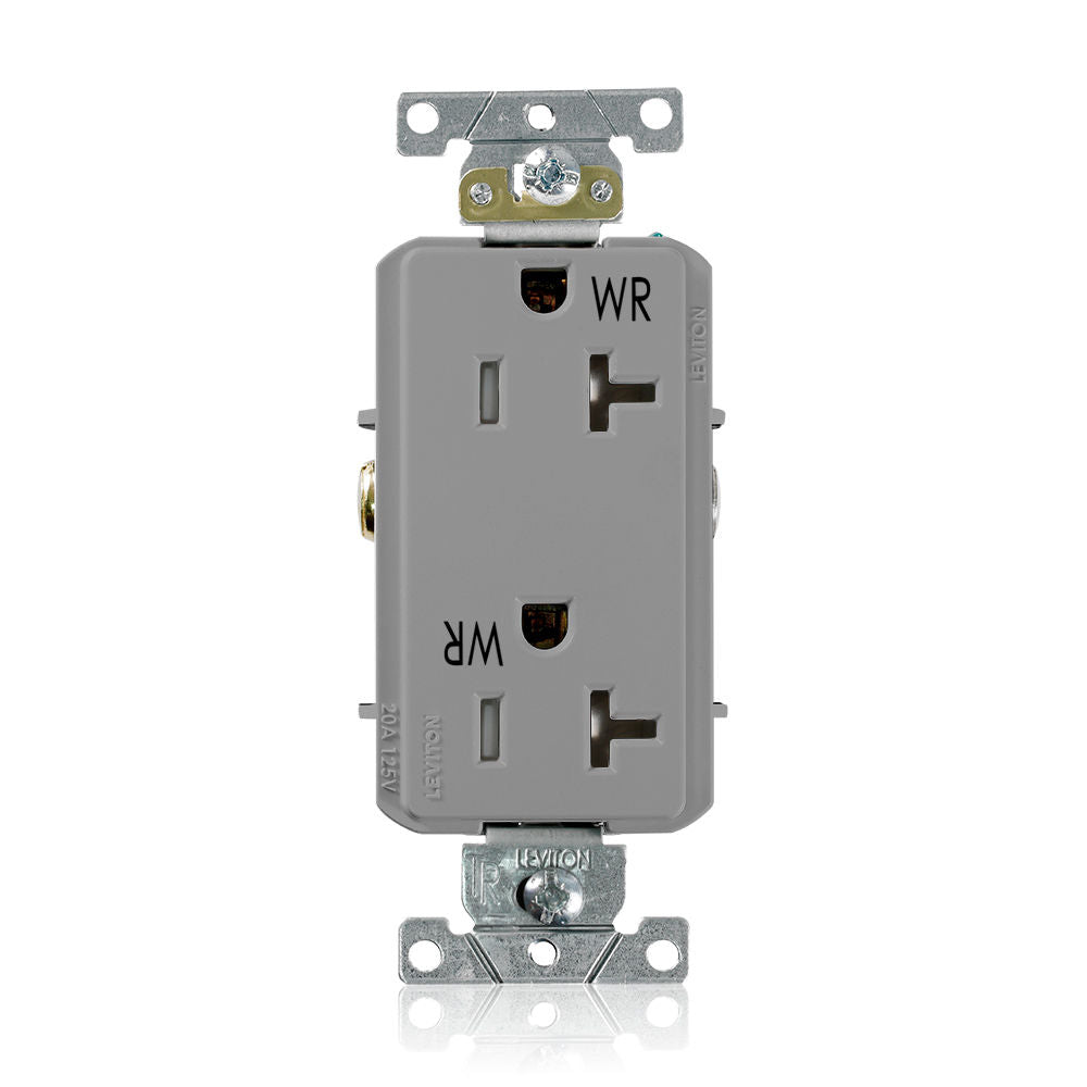 Leviton WTD20-GY Receptacle