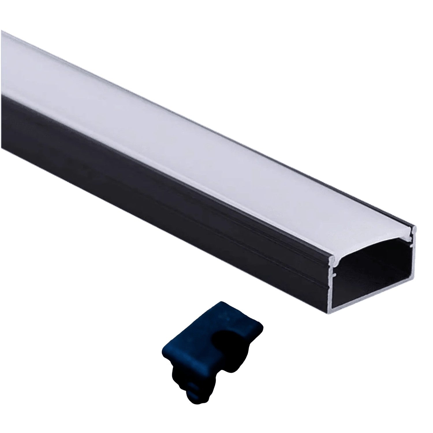 Abba Lighting AP46-Bk Aluminum LED Profile Channel Black