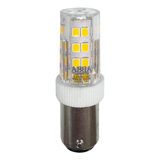 Abba Lighting BA15S-5W 5K Low Voltage LED Bulb 3.5W 12V Ac/dc