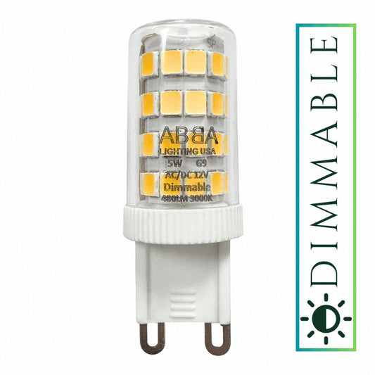 Abba Lighting G9 5W SMD-5K G9 Low Voltage LED Bulb 5W 12V Ac/dc 5000K