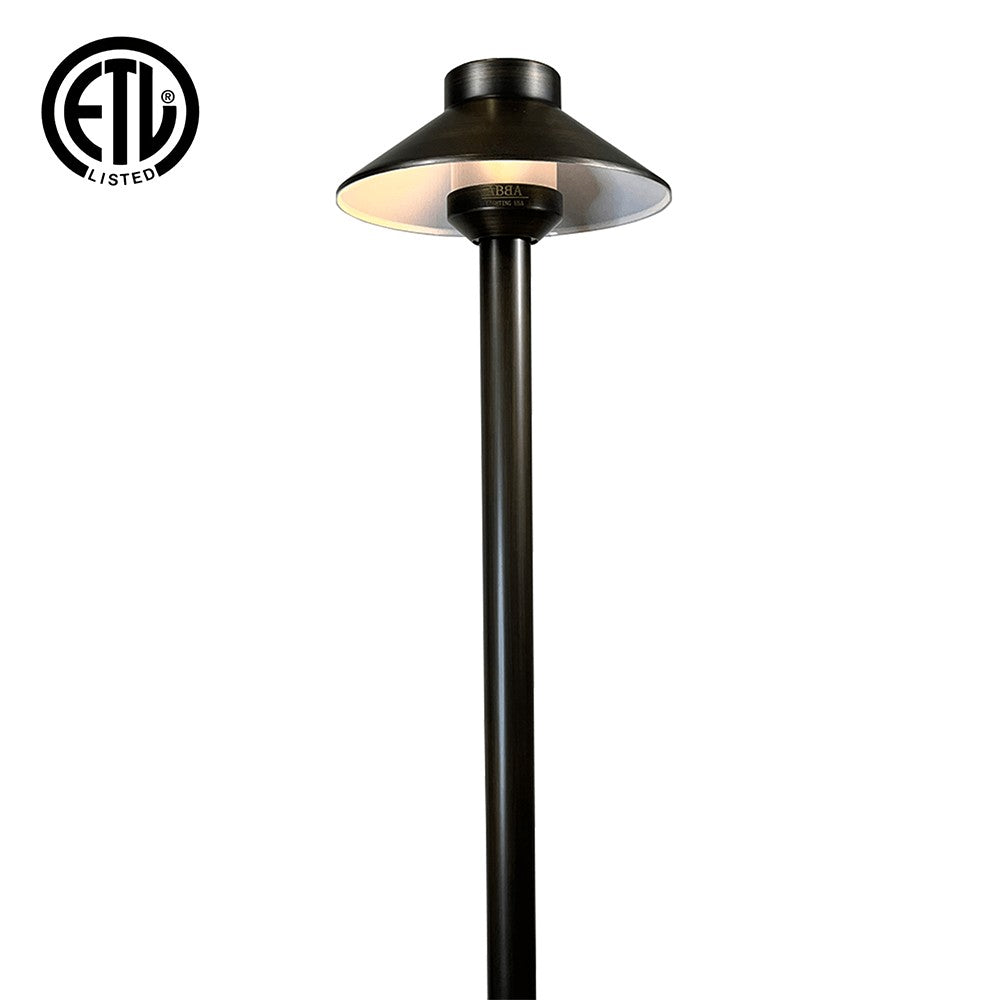 Abba Lighting PLB02-NB Low Voltage Landscape Lighting Product Natural Brass