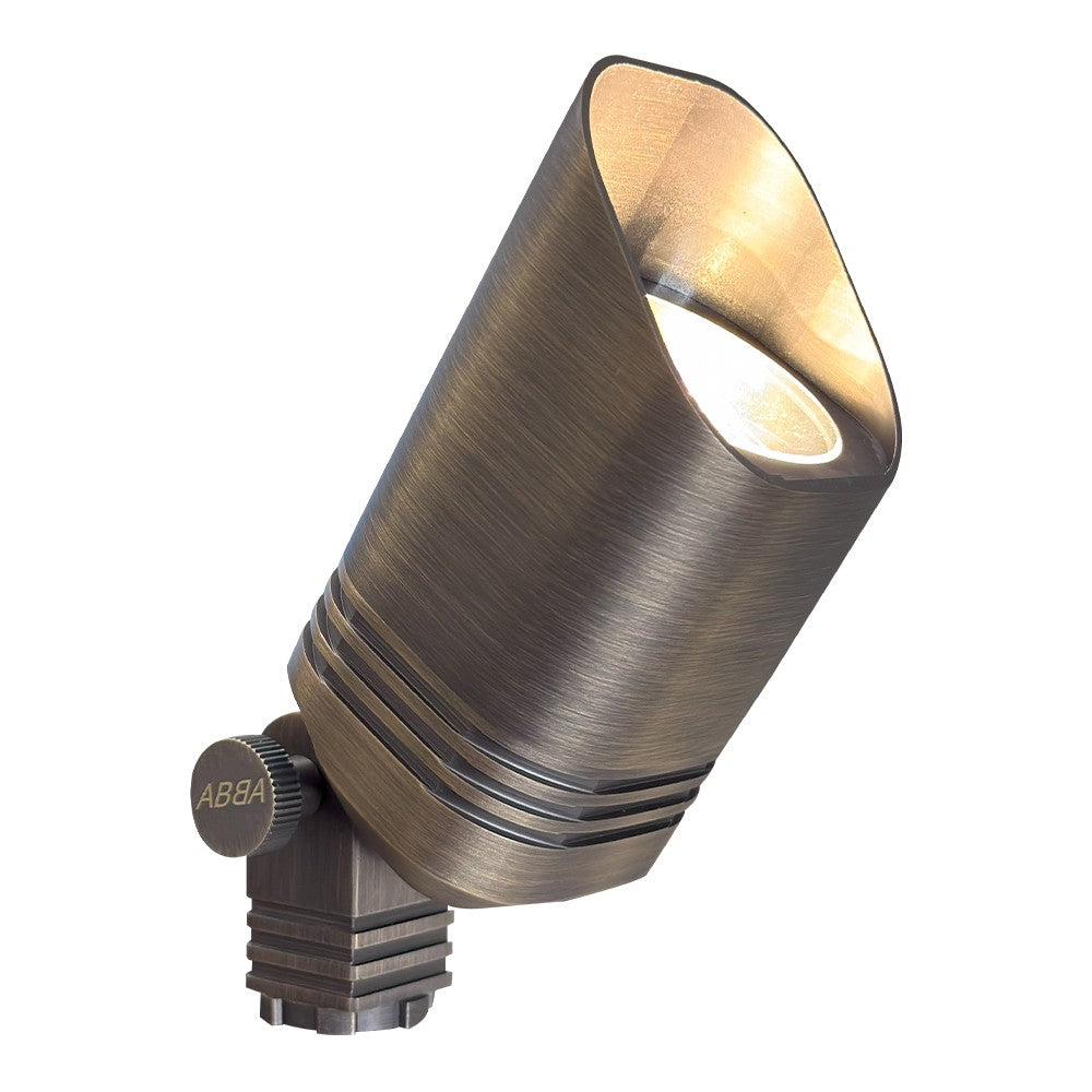 Abba Lighting SPB03-NB LED Spot Light Natural Brass