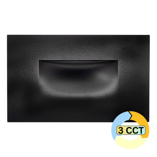Abba Lighting STA07-Bk Step Lights Product 3.5W Ac/dc 3CCT Black