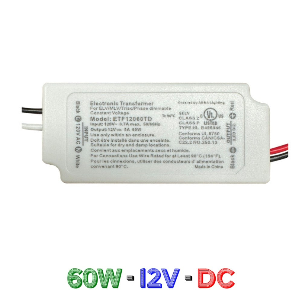 Abba Lighting TSDCS60 Transformers Product 60W
