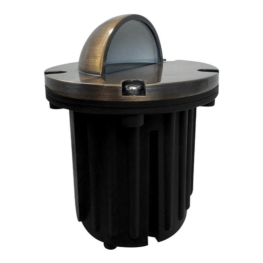 Abba Lighting UNB02-DB LED Well Light Dark Brass
