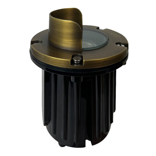 Abba Lighting UNB03-NB LED Well Light Natural Brass