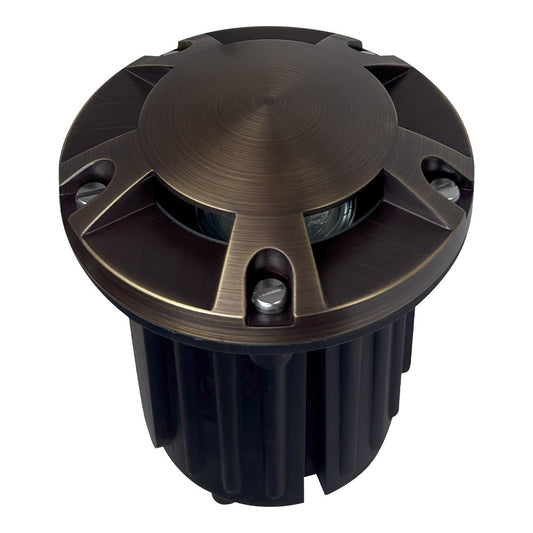 Abba Lighting UNB07-DB LED Well Light Dark Brass