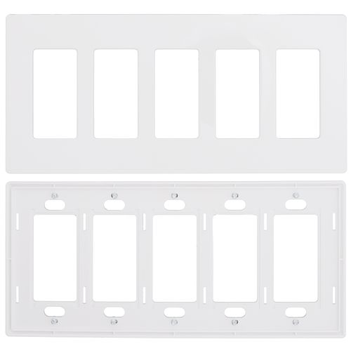 Lutron CW-5-WH Wall Plate