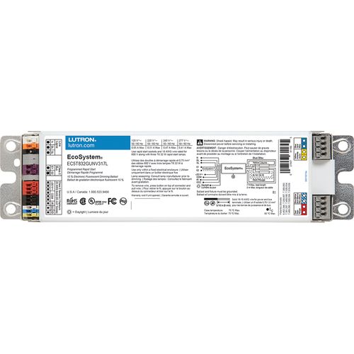 Lutron EC5T832GUNV317L Ballast & LED Driver