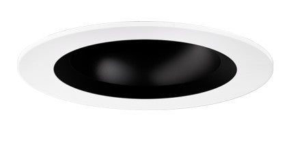 ELCO Lighting E1AK02F35B 1 Inch Round Architectural Oak Reflector Downlight 3500K 38 Degree Black