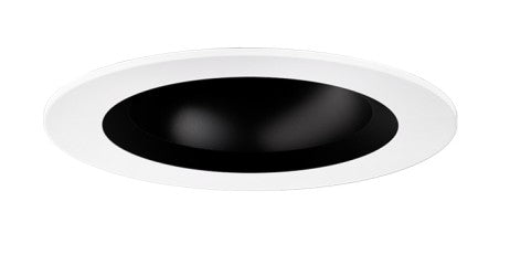 ELCO Lighting E1AK02NF35B 1 Inch Round Architectural Oak Reflector Downlight 3500K 28 Degree Black