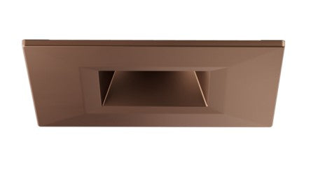 ELCO Lighting E1AK12WF27BZ 1 Inch Square Architectural Oak Reflector Downlight 2700K 38 Degree Bronze