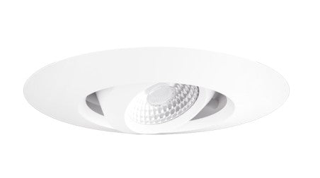 ELCO Lighting E1AK32F27W 1 Inch Round Architectural Oak Adjustable Downlight 2700K 38 Degree White