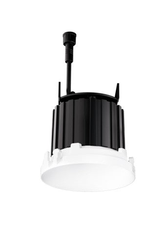 ELCO Lighting E1AK61WF30BZ 1 Inch Round Architectural Oak Trimless Reflector Downlight 3000K 50 Degree 900 lm All Bronze