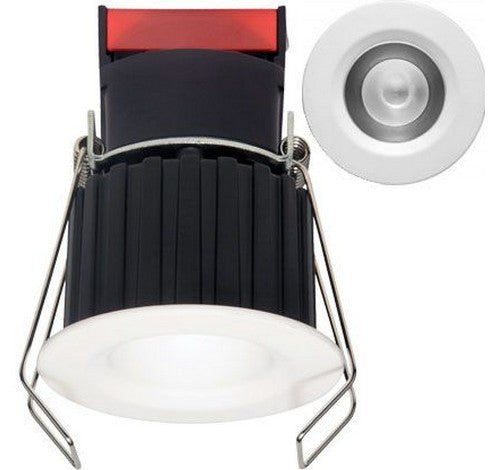 ELCO Lighting E1L02FSDH 1 Inch Round Recessed Oak Reflector Downlight Sunset Dimming 38 Degree 450 lm