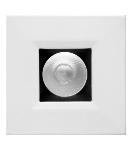 ELCO Lighting E1L12FSDB 1 Inch Square Recessed Oak Reflector Downlight Sunset Dimming 38 Degree 540 lm