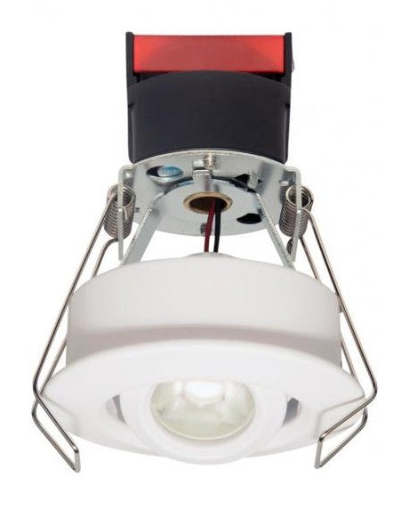 ELCO Lighting E1L32WF30BZ 1 Inch Round Gimbal Recessed Oak Downlight 3000K 50 Degree 540 lm All Bronze