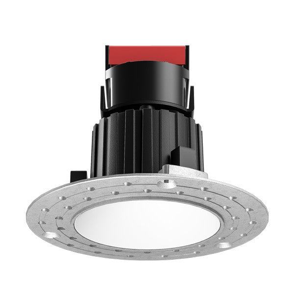 ELCO Lighting E1L61NF27BB 1 Inch Trimless Round Recessed Oak Downlight 2700K 28 Degree 540 lm All Black