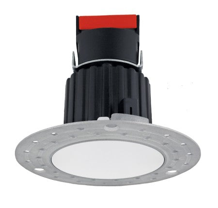 ELCO Lighting E1L61NF30W 1 Inch Trimless Round Recessed Oak Downlight 3000K 28 Degree 540 lm White