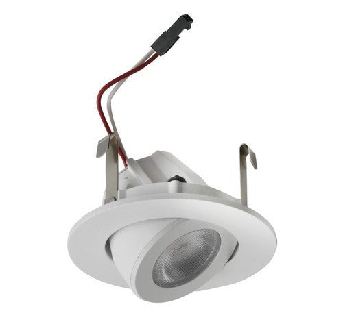 ELCO Lighting E218C1835W 2 Inch Round High Lumen Adjustable LED Gimbal Light Engine 11W 120V 1150 lm 3500K 36 Degree White