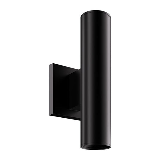 ELCO Lighting E25AB13S-03S30 2-Inch Black LED Wall Mount Fixture, 1350 lm / 350 lm, 3000K