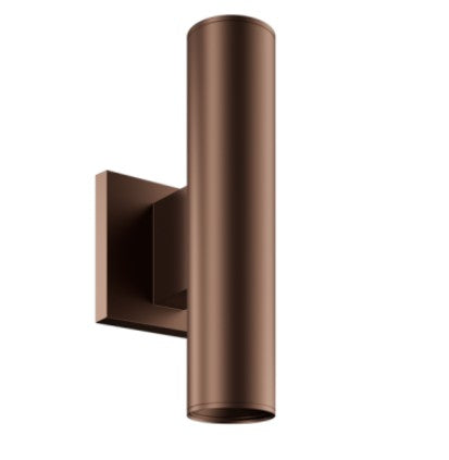 ELCO Lighting E25ABZ-0730 2-Inch Bronze LED Wall Mount Fixture, 750 lm, 3000K, 38°