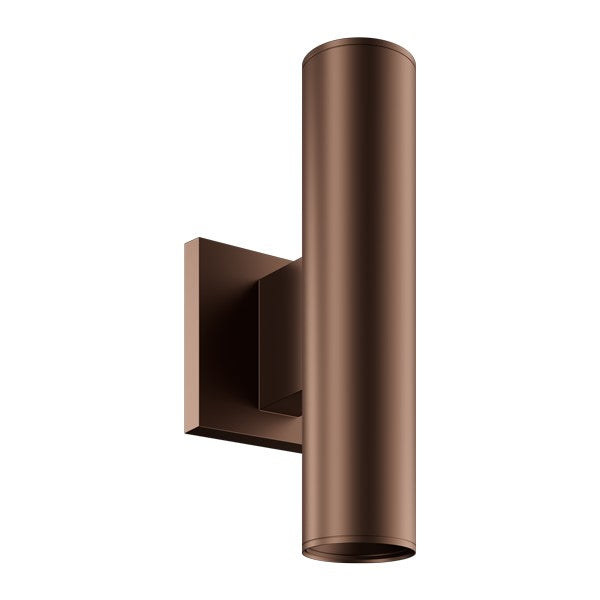 ELCO Lighting E25ABZ-0930 2-Inch Bronze LED Wall Mount Fixture, 950 lm, 3000K