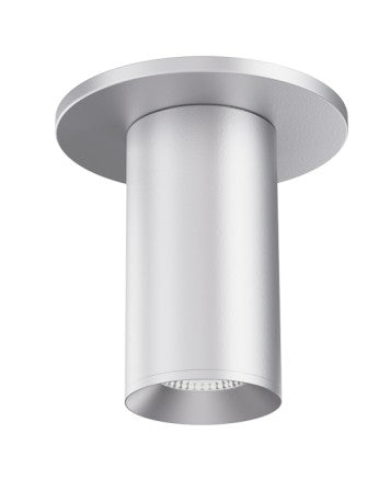 ELCO Lighting E25FS-10CT5 2-Inch Silver LED Surface Mount Fixture, 1000 lm, 5CCT