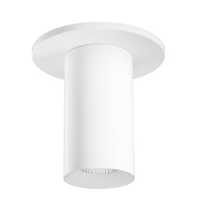 ELCO Lighting E25FW-0927-S 2-Inch White LED Surface Mount Fixture, 950 lm, 2700K