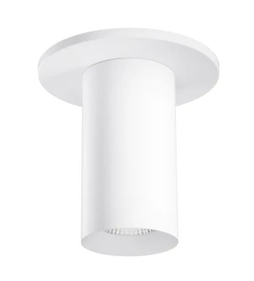 ELCO Lighting E25FW-1140 2-Inch White LED Surface Mount Fixture, 1150 lm, 4000K, 38°